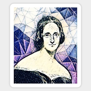 Mary Shelley Portrait | Mary Shelly Artwork 13 Sticker